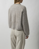 Soft Goat Genser Brushed Crewneck Greige M