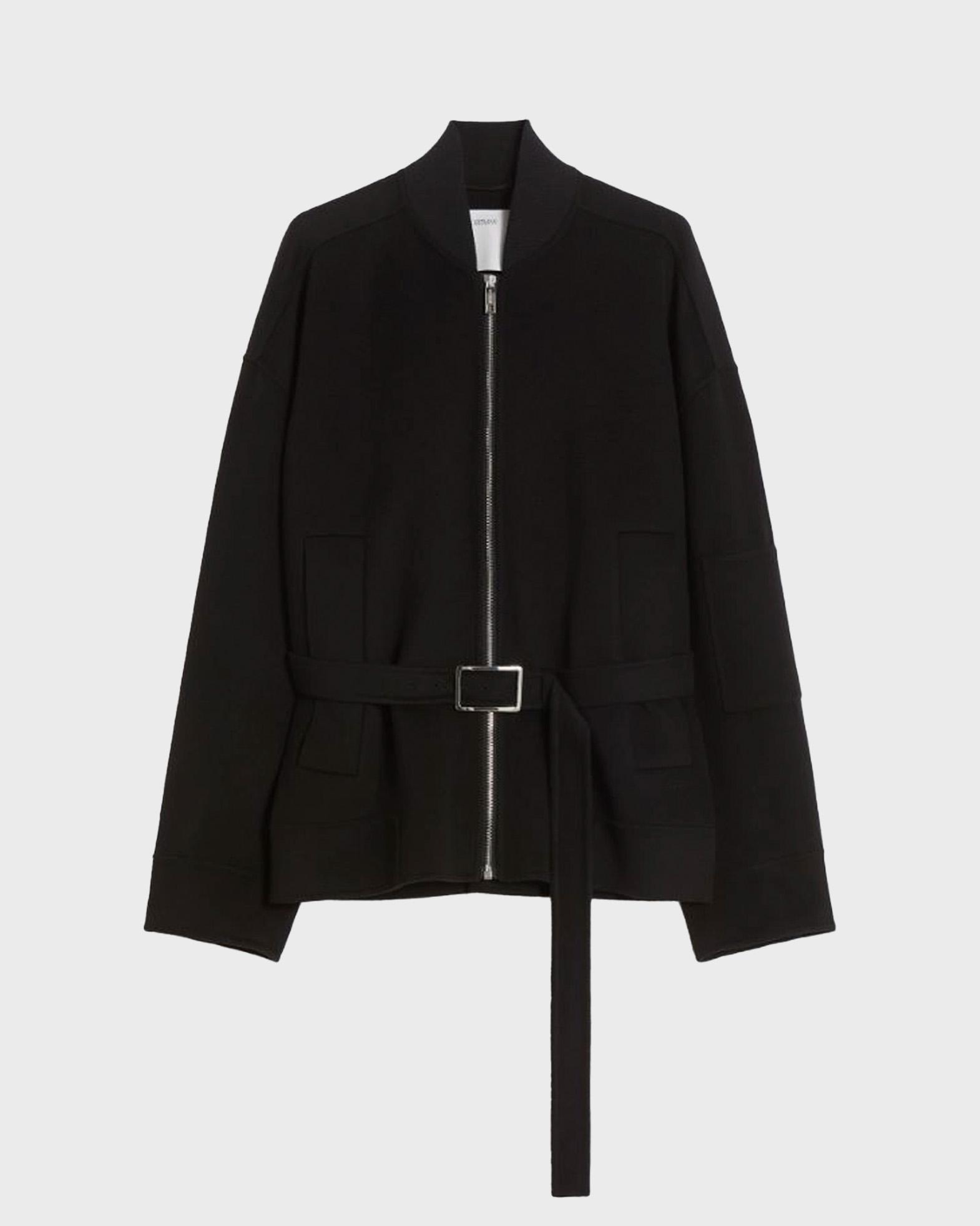 Sportmax Women's Black Coat Short Spxagora It 40 (Eur S-M)