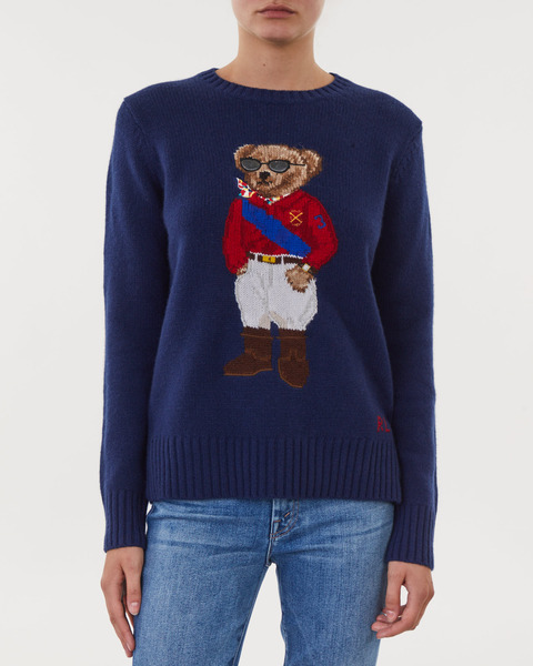 Sweater EQ Bear Po-Long Sleeve Navy 1