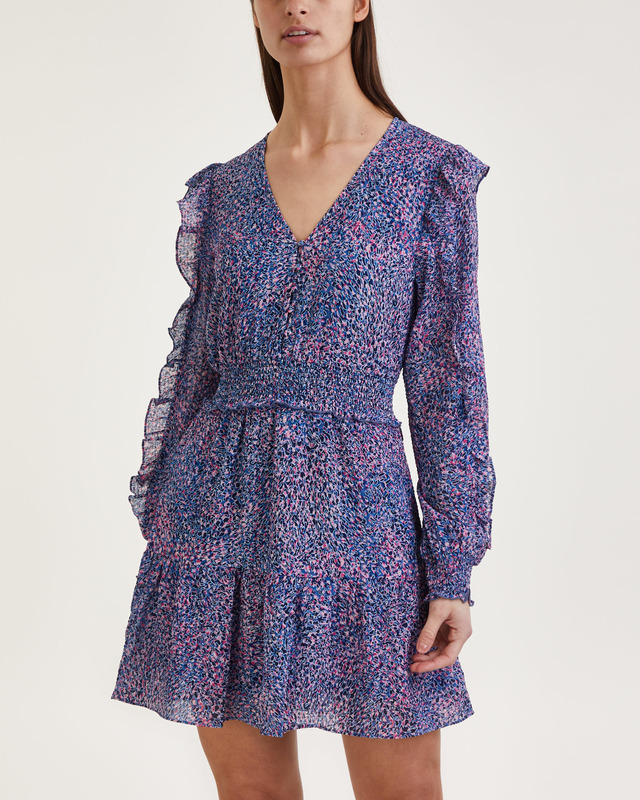 Dante6 Klänning Lively Ruffle Mini Multicolor 1 (XS)