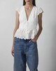 FARM Rio Blus Embroidery Offwhite XS