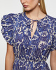 Ulla Johnson Klänning Kairi Flutter Sleeve Midi  Blå US 4 ( EUR 36)