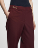 Ulla Johnson Pants Quartier Mid-Rise  Bordeaux US 4 ( EUR 36)