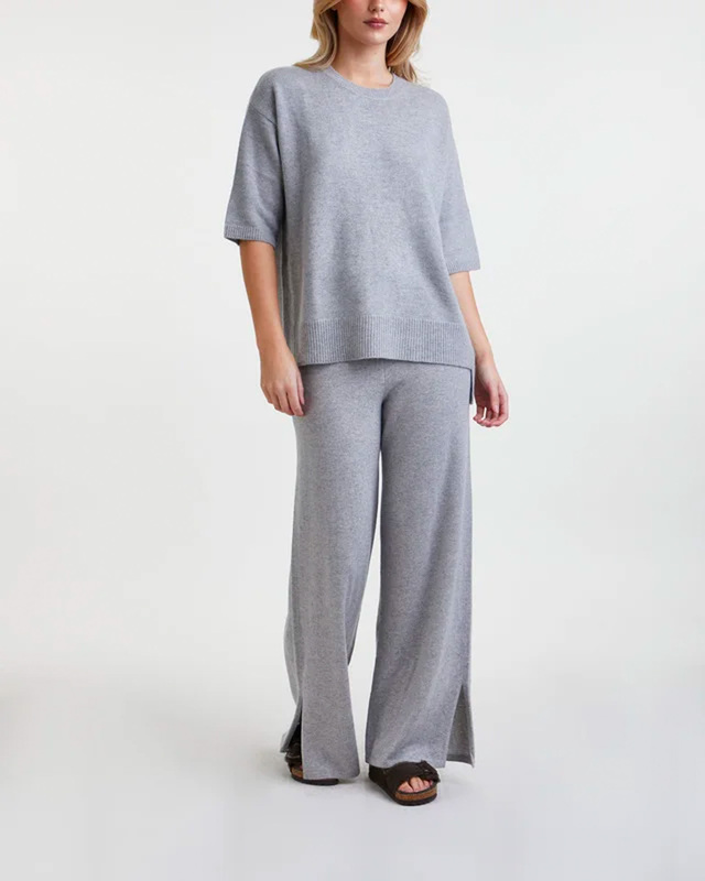 LISA YANG Sweater Camille Cashmere Grey 1 (S-M)