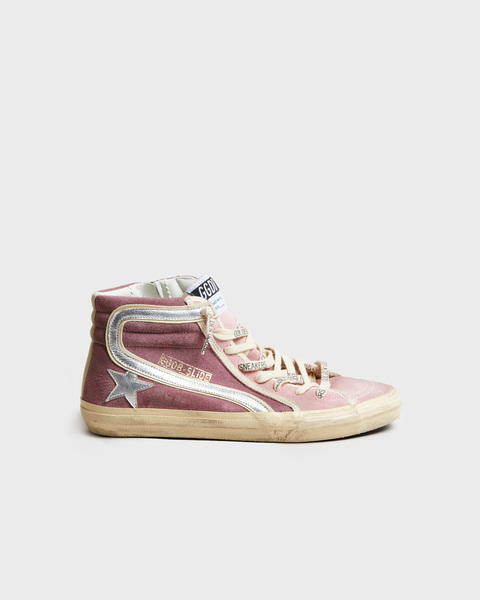 Sneakers Pink Suede Stars Purple 1