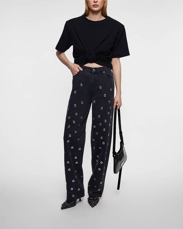ROTATE Birger Christensen Jeans High Rise  Grå 26