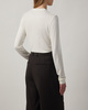 Filippa K Top Soft Ribbed Jersey Offwhite S