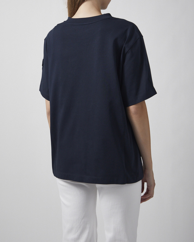 Moncler T-skjorte SS Navy L