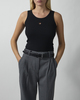 CLOEYS Top Heart Tank Black L