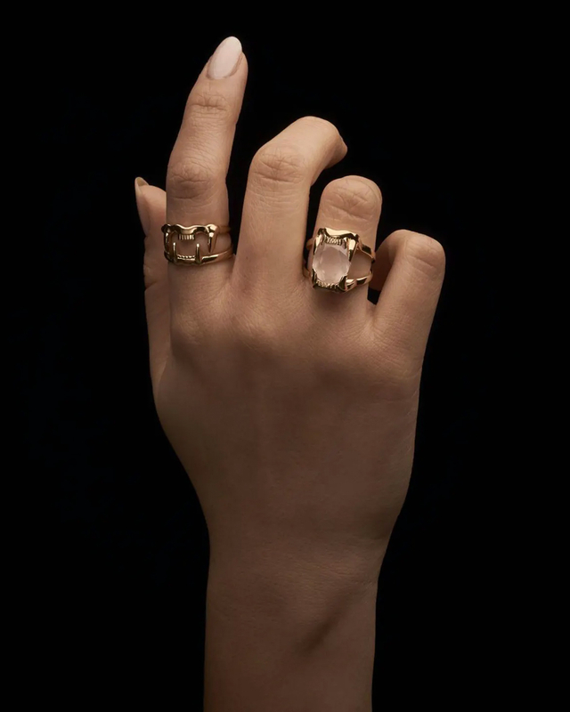 Maria Nilsdotter Ring Jaw Lower Guld XS