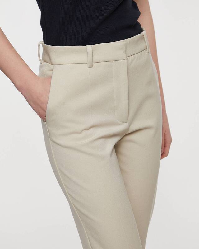 JOSEPH Byxor Gabardine Coleman  Beige FR 42 (EUR 40)