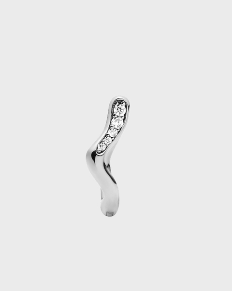 Earring Yasmin 8 Huggie Silver 1