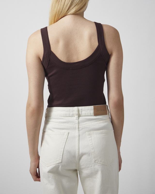 By Malene Birger Topp Frillo Aubergine L
