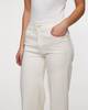 Mother Denim Jeans Twister Skimp Cream Puffs Ljusbeige 27
