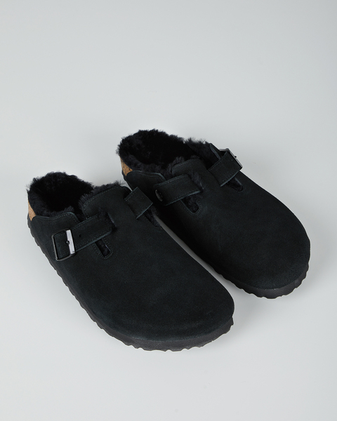 Slippers Boston Fur Svart 1