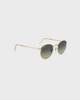 Ray-Ban Sunglasses Round Metal 53 Guld ONESIZE