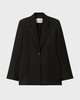 Dagmar Blazer Fitted Wool Black 36