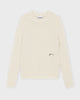 GANNI Tröja Brushed Alpaca O-Neck Egret L