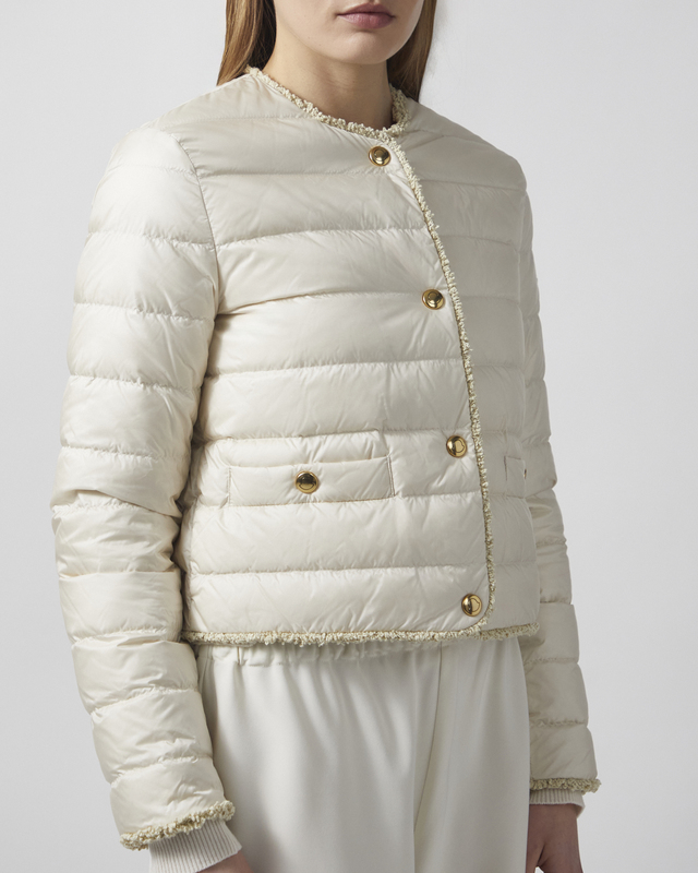 Moncler Jacket Fleurs  Ljusbeige MONCLER 5 (XL)