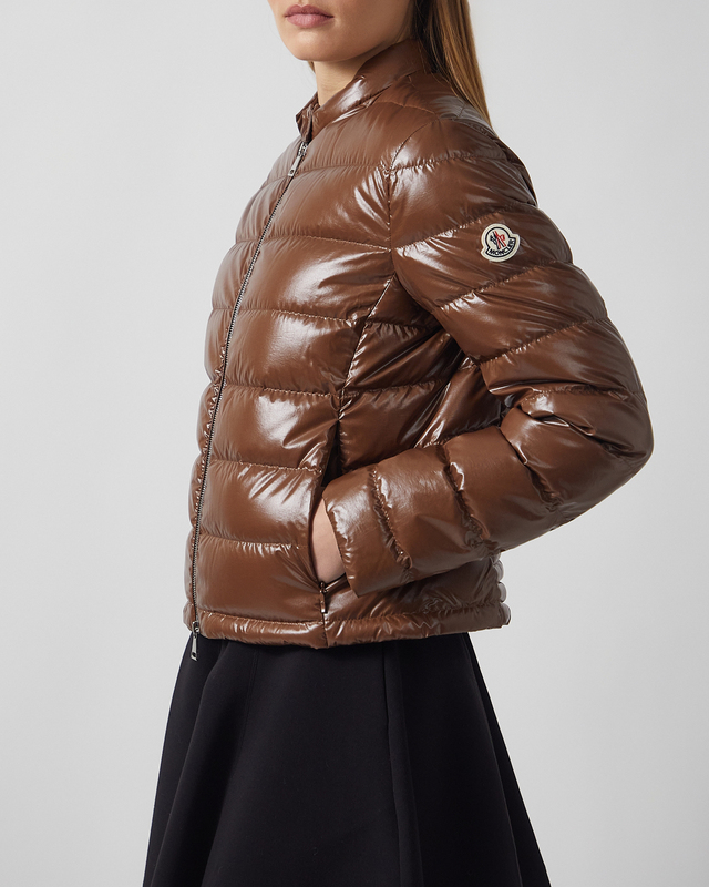 Moncler Jacket Papillon Short Down Brown MONCLER 3 (M/L)