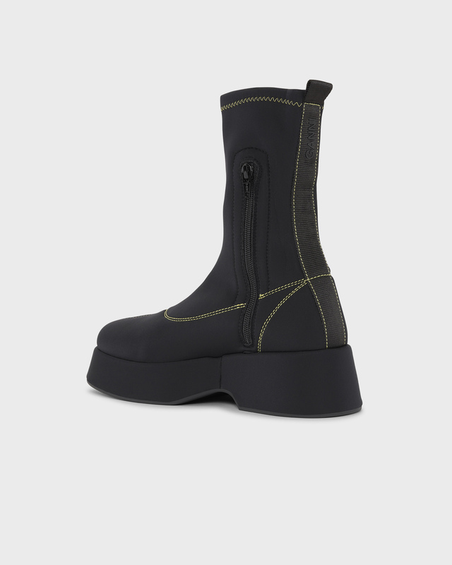 Ganni Retro Flatform Sockboot Black EUR 39