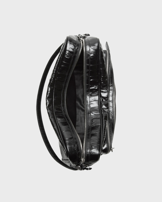 Acne Studios Bag Camero Camera Croco Black ONESIZE