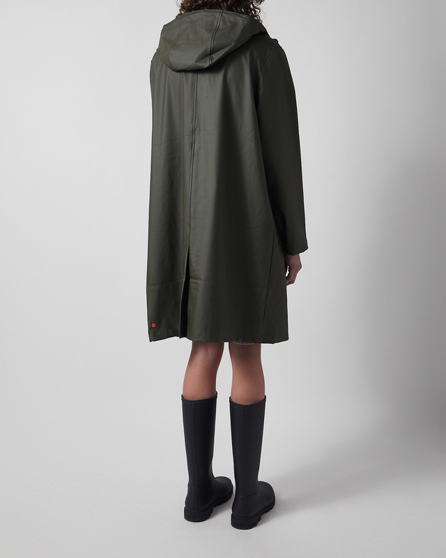 Hunter Coat Andrea PU Rain Mörkgrön XS