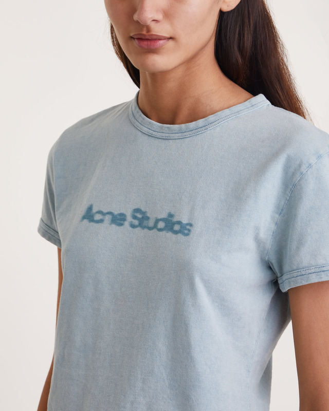 Acne Studios T-Shirt Blurred  Ljusblå L