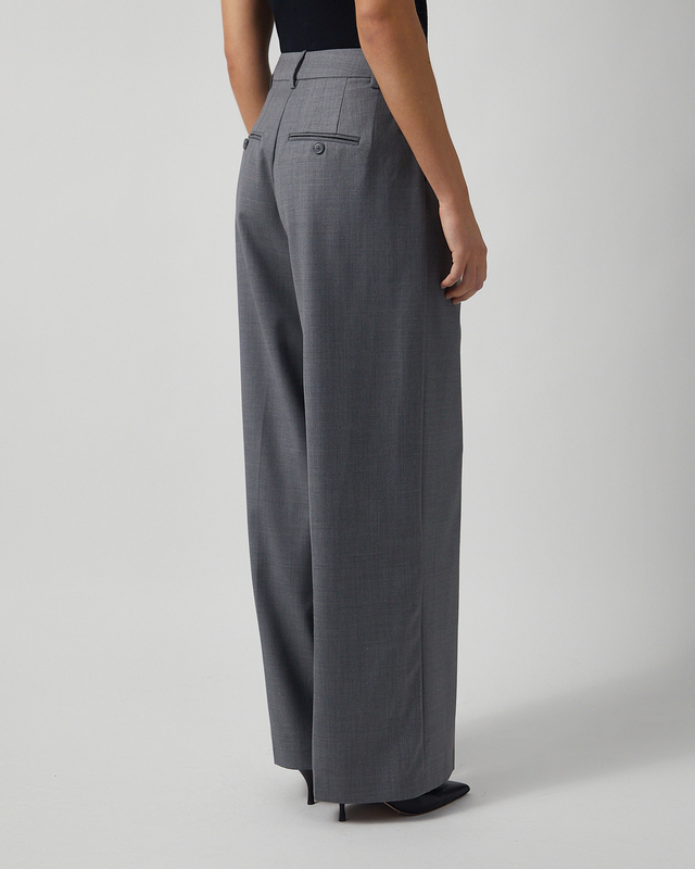 Malina Trousers Yana Tailored Wide  Grey 38
