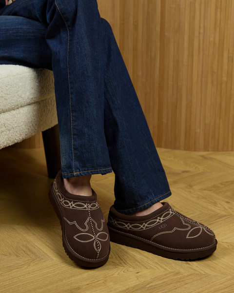 Slipper Tasman Western Dark brown 2