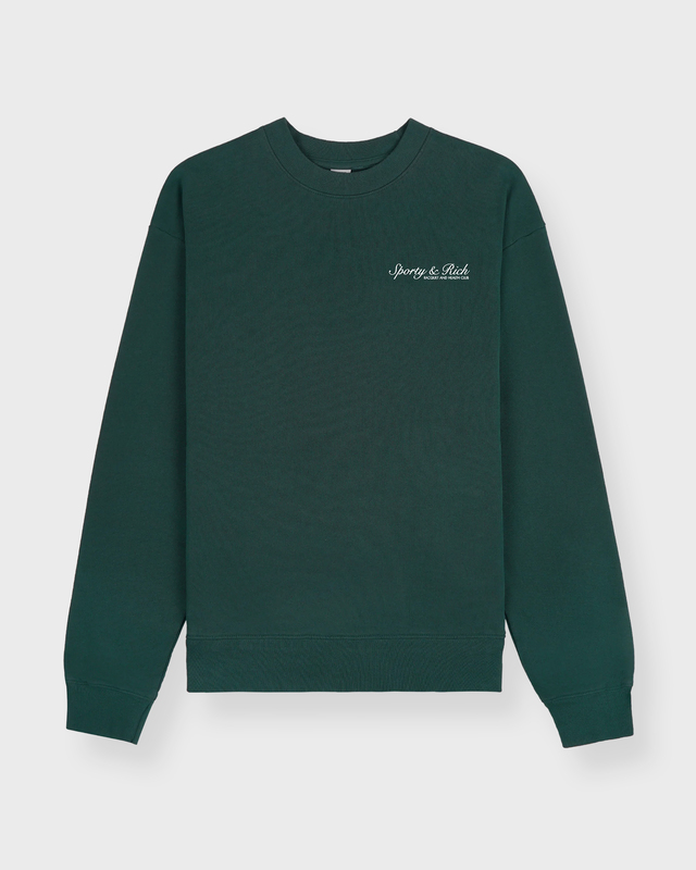Sporty & Rich Sweatshirt Syracuse Crewneck Grön M