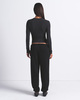 Skims T-shirt Cotton Jersey Long Sleeve Soot XL