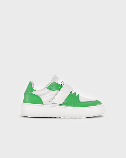 Sneakers Sporty Cupsole Low Velcro Grön 1