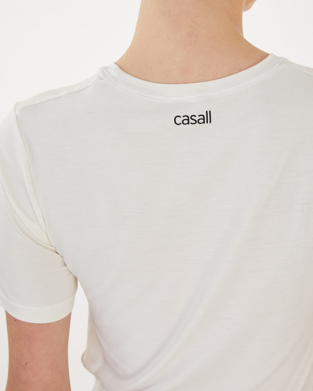 Casall Short Wrap Tshirt Offwhite 38
