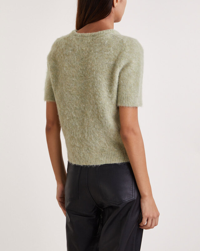 Dagmar Topp Brushed Alpaca  Sage M