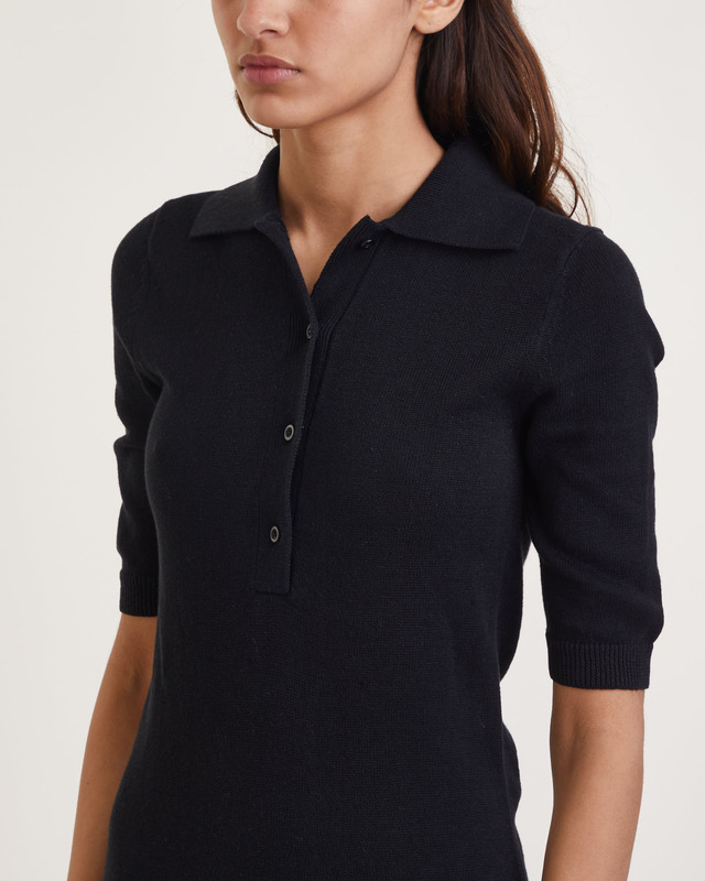 Filippa K Klänning Cotton Linen Knit Svart L