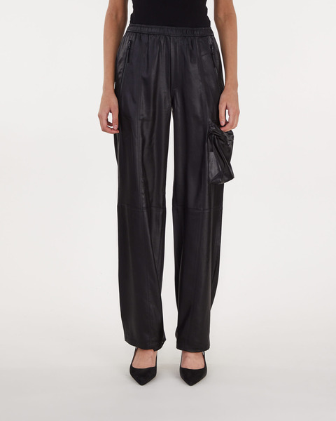 Trousers Shiny Cargo Svart 1