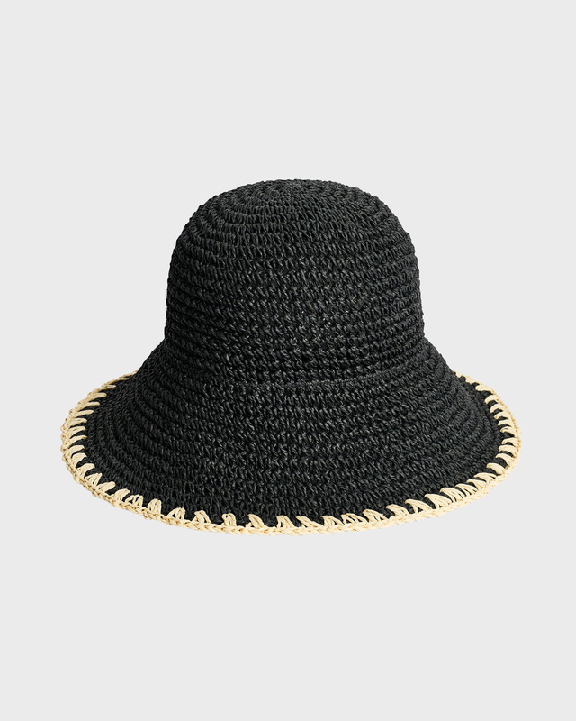 By Malene Birger Hatt Strawilla Svart ONESIZE