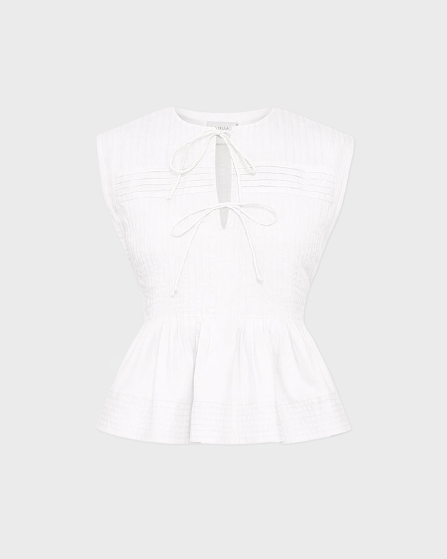 Camilla Pihl Topp Mavie White 34