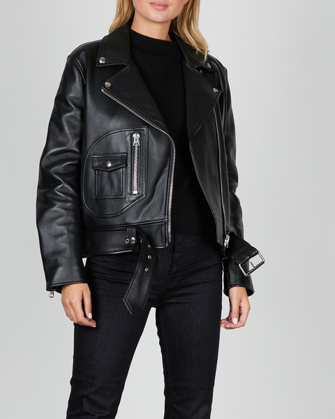 Leather Jacket New Merlyn Black 1