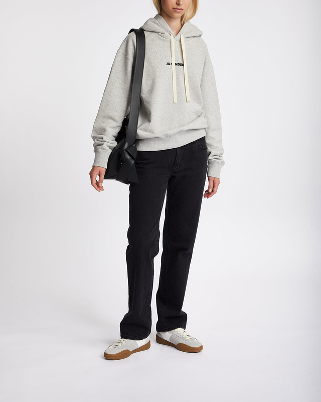 Jil Sander Hooded Sweatshirt Grey Melange XS