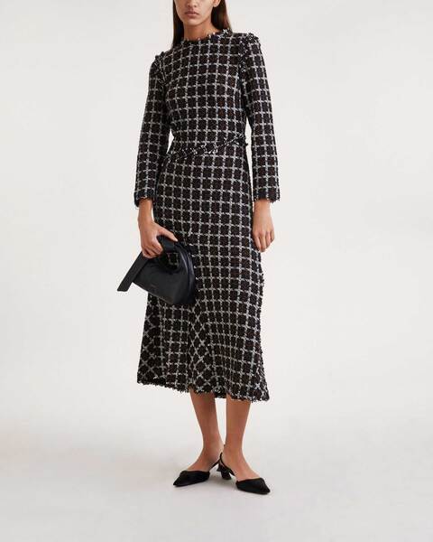 Dress Akande Svart/brun  1