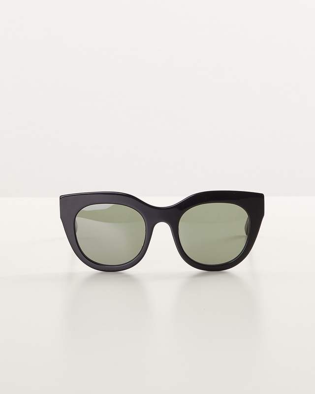 Le Specs Sunglasses Airy Canary  Svart/grön ONESIZE