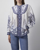 FARM Rio Blus Coast Scarf Long Sleeve Offwhite M