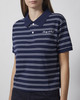 Sporty & Rich Poloskjorte Signature Logo Navy S