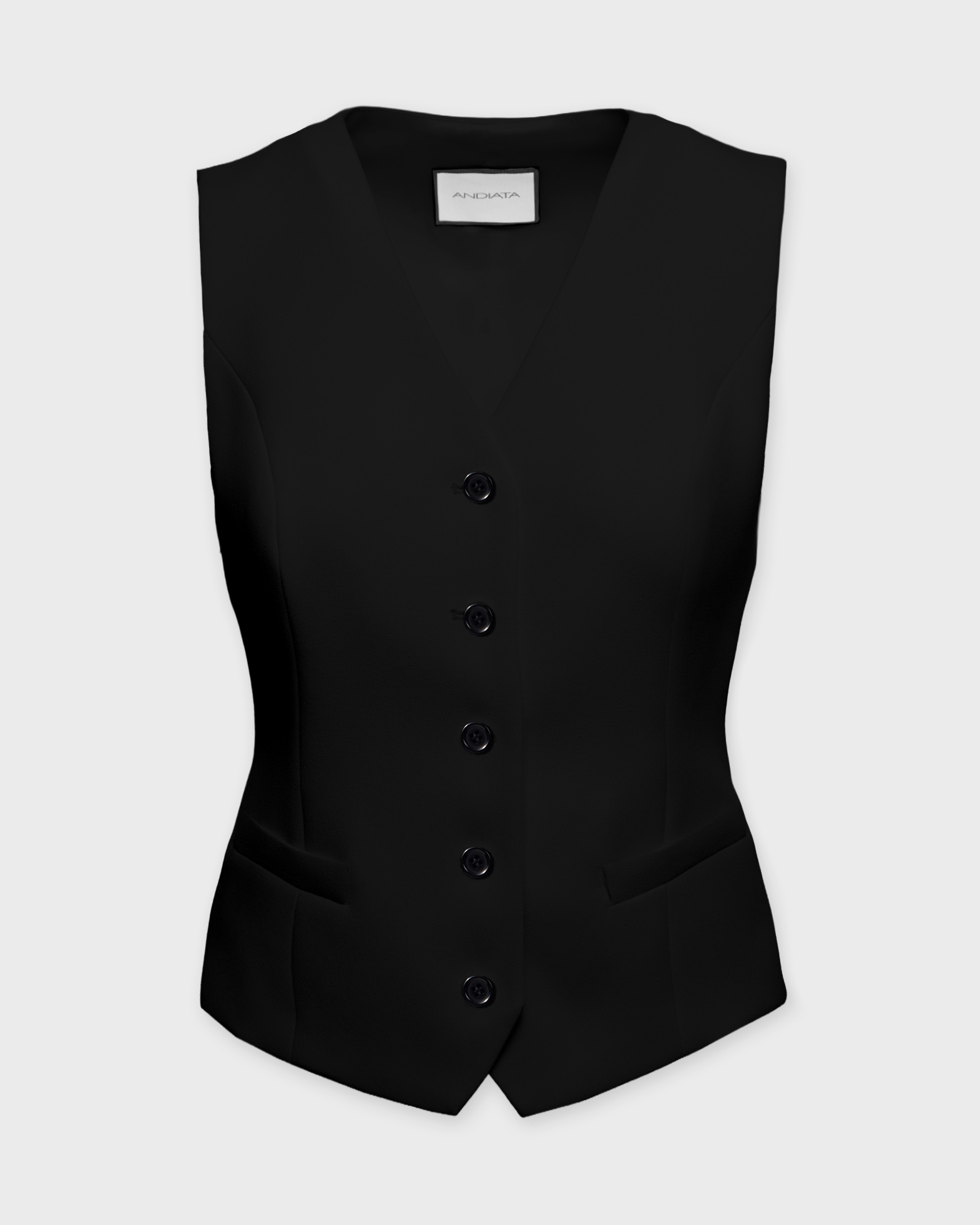 Andiata Women's Black Vest Maria 40