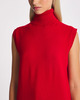 RÓHE Top Sleeveless Turtleneck Röd 36