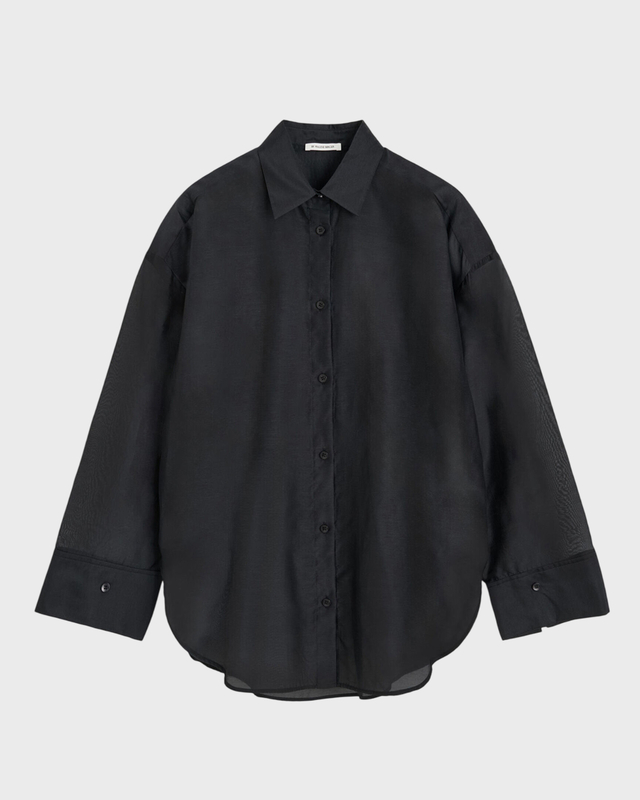 By Malene Birger Shirt Derris Soft Organza Black 42