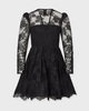 Malina Dress Leoni Lace Mini  Black 36
