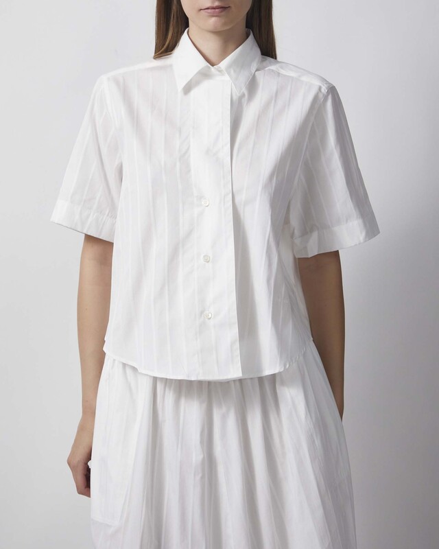 Dagmar Skjorta Short Sleeve Cotton White 38